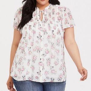 Torrid Disney Minnie Mouse Daisy Duck Blouse